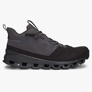 Black / Grey Men's On Cloud Hi Road Running Shoes | NZ-8317250